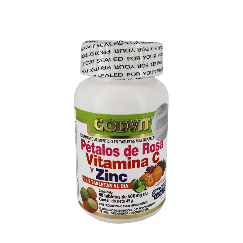 PETALOS DE ROSA, VITAMINAC Y ZINC